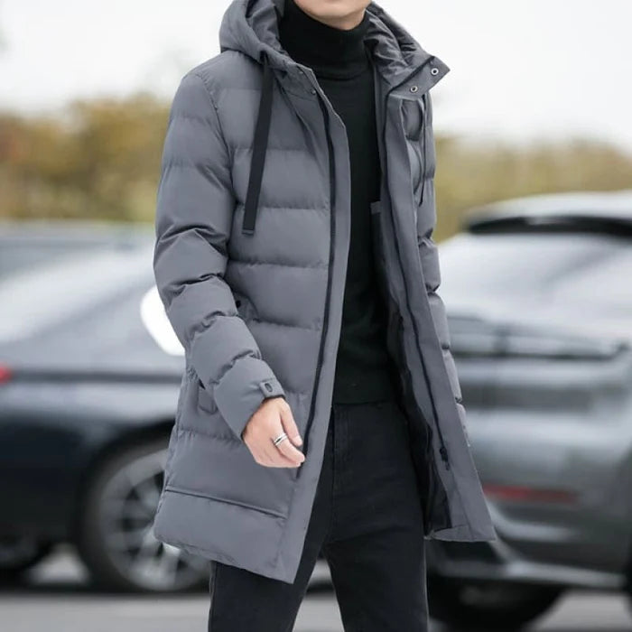 Jaqueta Puffer Masculina Alongada Kingsmen KM076