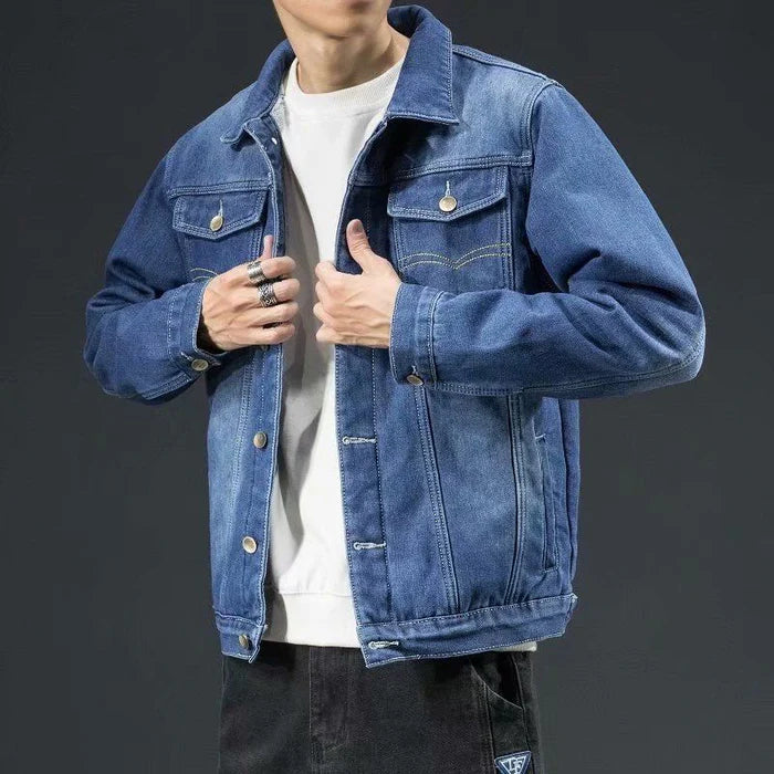 Jaqueta Masculina Jeans Acolchoado Kingsmen KM094