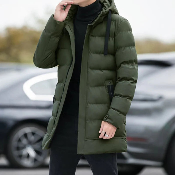 Jaqueta Puffer Masculina Alongada Kingsmen KM076