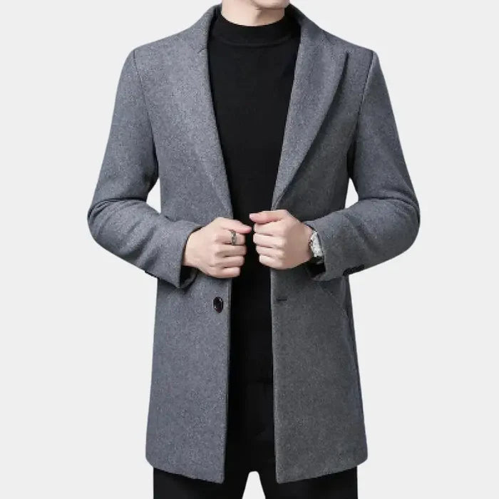 Sobretudo Masculino em Lã Kingsmen KM231