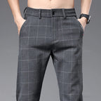 Calça Social Xadrez Masculina Kngsmen KM204