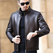 Jaqueta De Couro Masculina Kingsmen KM114