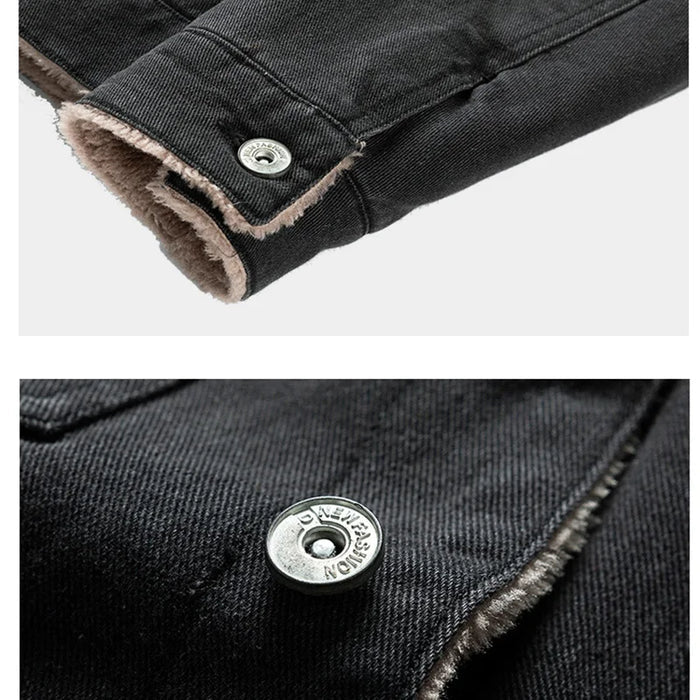 Jaqueta Jeans Masculina com Interior Forrada  Kingsmen  KM142