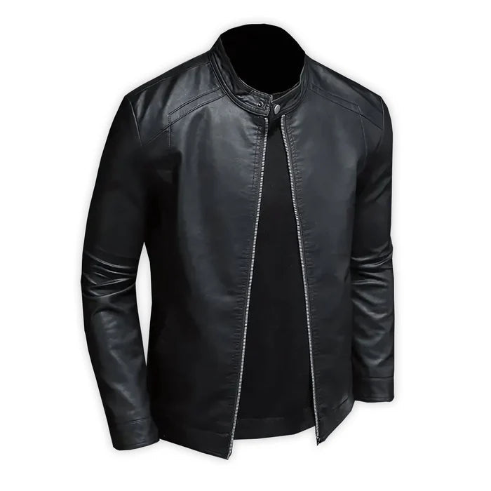 Jaqueta Masculina em Couro Kingsmen KM115