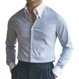 Camisa Social Listrada Masculina Kingsmen KM053