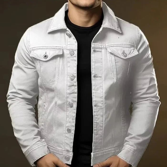 Jaqueta Jeans Masculina Slim Kingsmen KM073