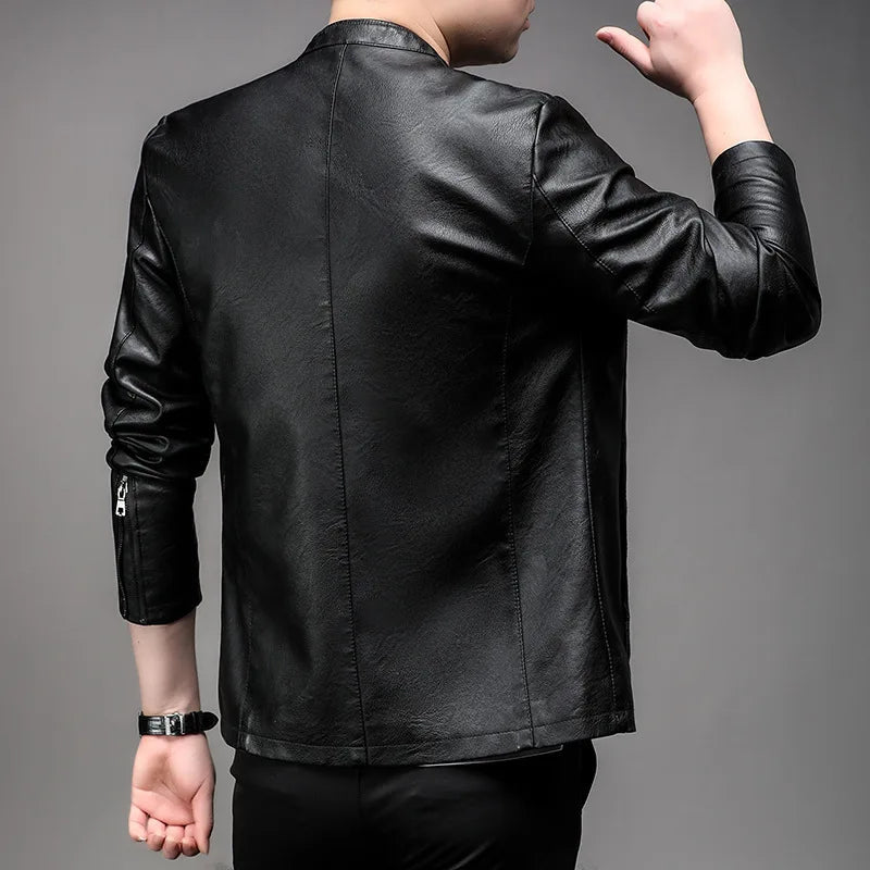 Jaqueta De Couro Masculina Kingsmen  KM169