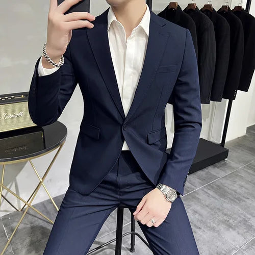 Blazer Masculino em Algodão Kingsmen KM005