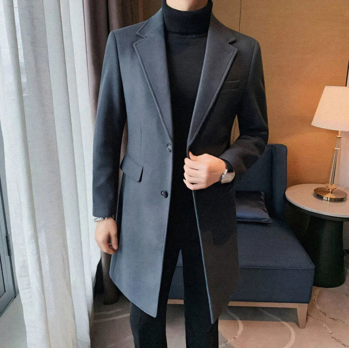 Sobretudo Masculino em Lã Kingsmen KM210