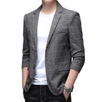 Blazer Masculino Listrado Kingsmen KM009