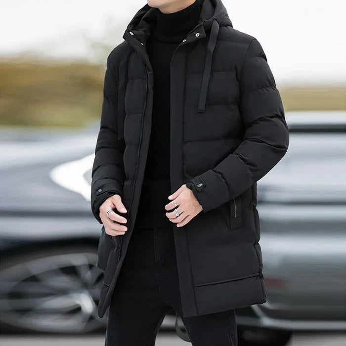 Jaqueta Puffer Masculina Alongada Kingsmen KM076