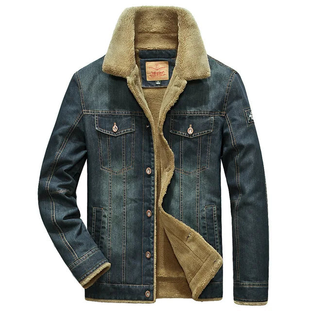 Jaqueta Jeans Masculina Acolchoada  Kingsmen KM136