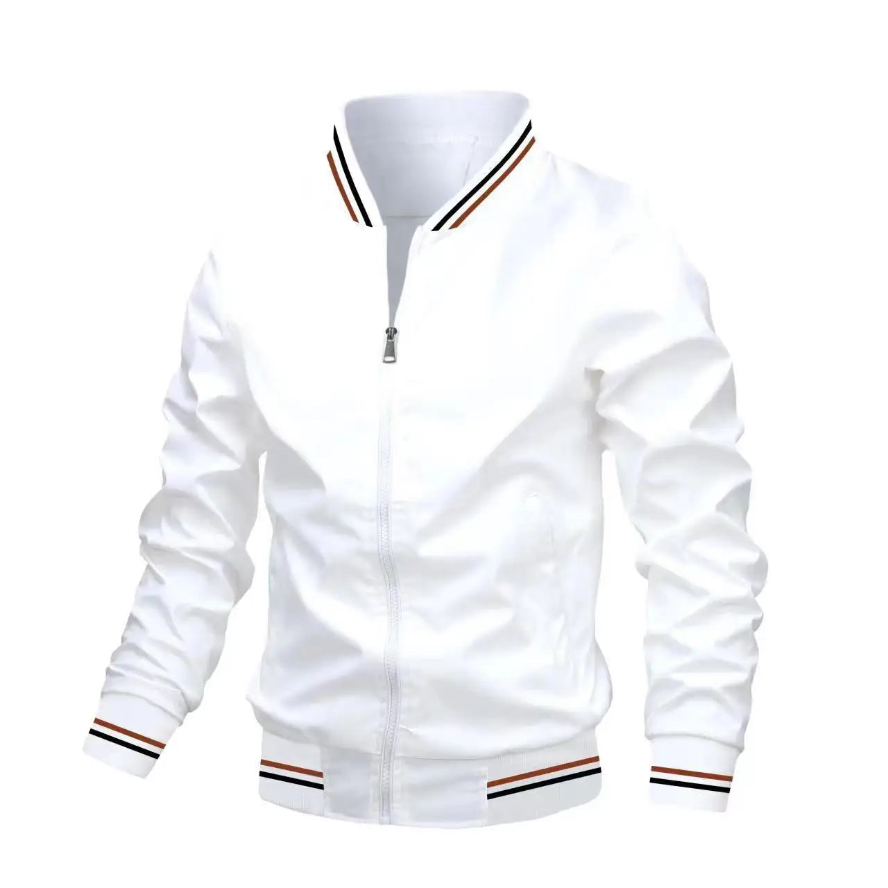 Jaqueta Casual Masculina com Zíperes Kingsmen KM039