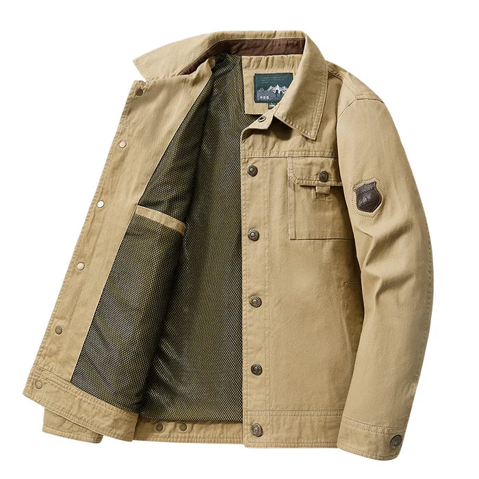 Jaqueta Casual Masculina em Algodão Kingsmen KM183