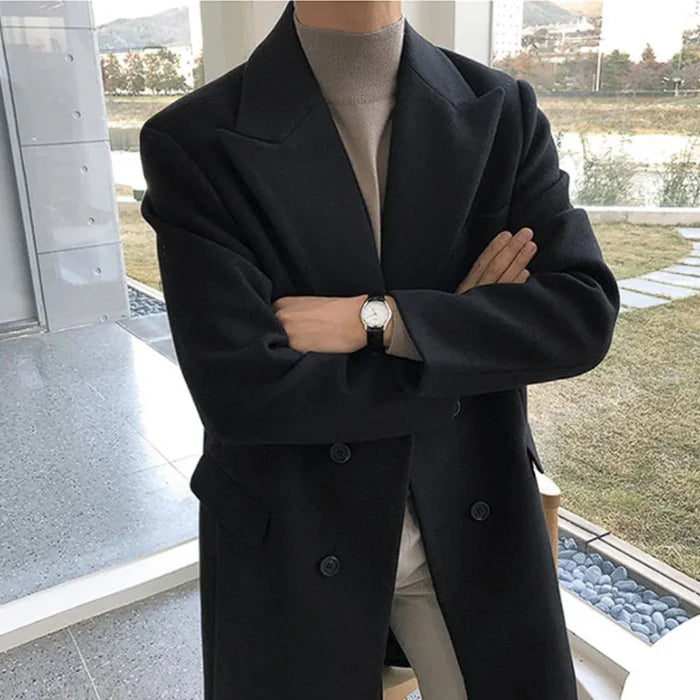 Sobretudo Masculino em Lã Kingsmen KM216