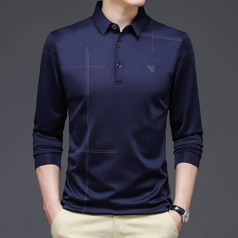Camisa Polo Manga Comprida Masculina Kingsmen KM052