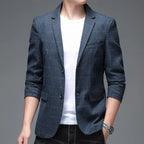 Blazer Masculino Listrado Kingsmen KM009