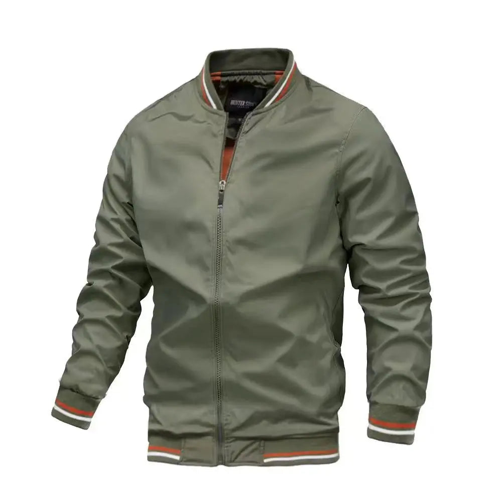 Jaqueta Casual Masculina com Zíperes Kingsmen KM039