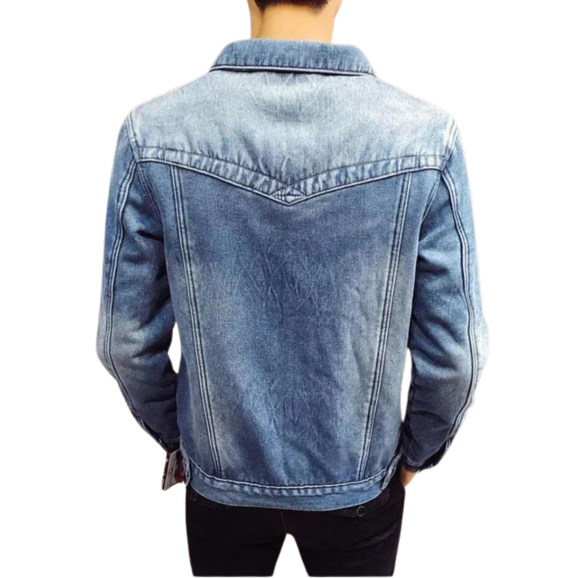 Jaqueta Jeans Masculina  Kingsmen KM133