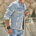 Jaqueta Jeans Masculina  Kingsmen  KM158