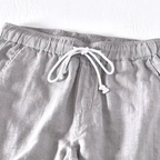 Calça Listrada Masculina em Linho Kingsmen KM382