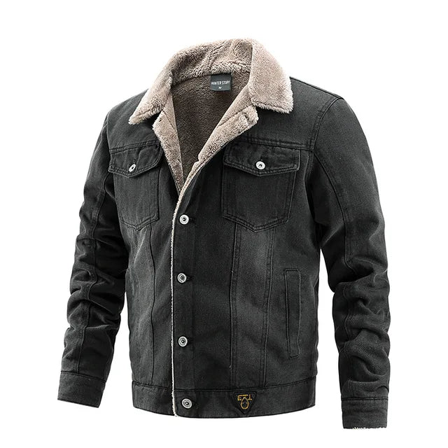 Jaqueta Jeans Masculina com Interior Forrada  Kingsmen  KM142