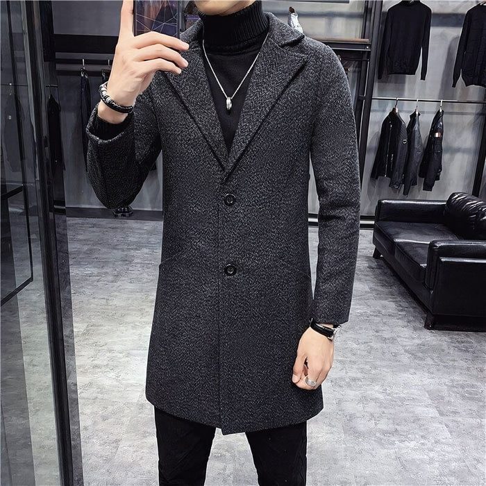 Sobretudo Masculino em Lã Kingsmen KM227