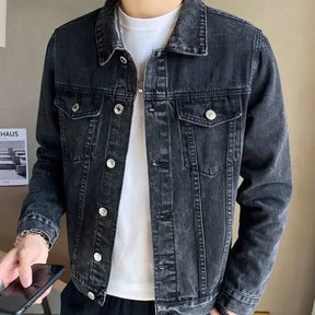 Jaqueta Jeans Masculina com Botões  Kingsmen  KM160