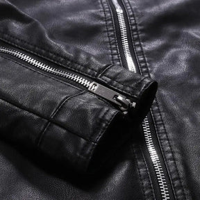 Jaqueta Masculina em Couro Kingsmen KM115