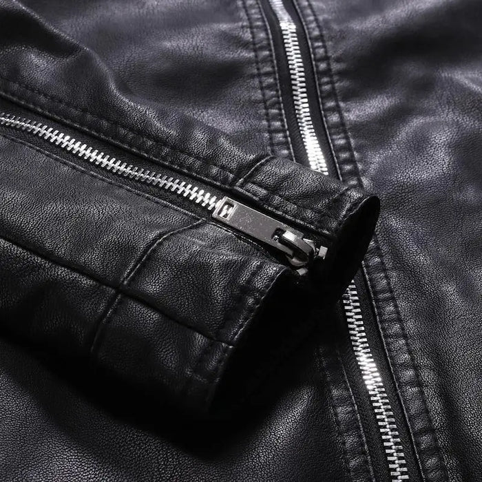 Jaqueta Masculina em Couro Kingsmen KM115
