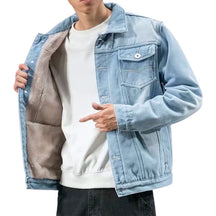 Jaqueta Masculina Jeans Acolchoado Kingsmen KM094