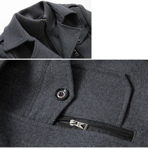 Casaco Masculino Europeu Clássico Kingsmen KM116