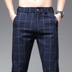 Calça Social Xadrez Masculina Kngsmen KM204