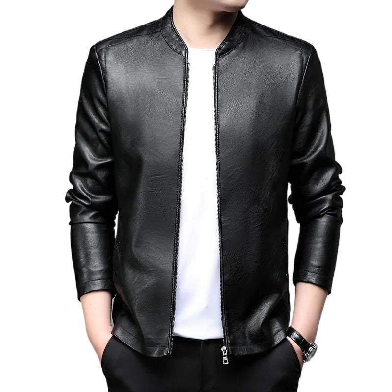 Jaqueta De Couro Masculina Kingsmen  KM169