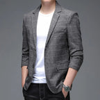 Blazer Masculino Listrado Kingsmen KM009