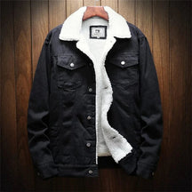 Jaqueta Jeans Masculina Forrada em Lã Kingsmen KM097