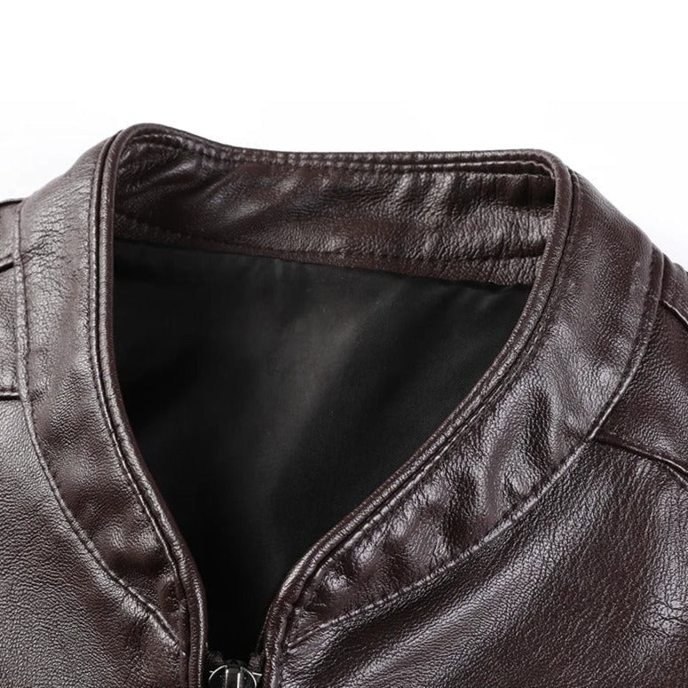 Jaqueta De Couro Masculina Kingsmen  KM169