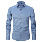 Camisa Social de Algodão Masculina Kingsmen KM142