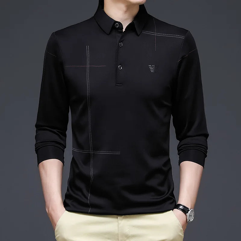 Camisa Polo Manga Comprida Masculina Kingsmen KM052