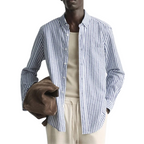 Camisa Masculina em Linho Listrada Kingsmen KM358