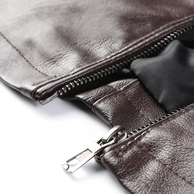 Jaqueta De Couro Masculina Kingsmen  KM169