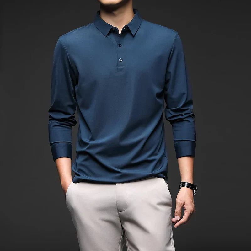 Camisa Polo Manga Comprida Masculina Kingsmen KM051