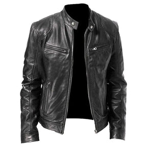 Jaqueta de Couro Masculina Kingsmen KM095