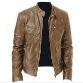 Jaqueta de Couro Masculina Kingsmen KM095