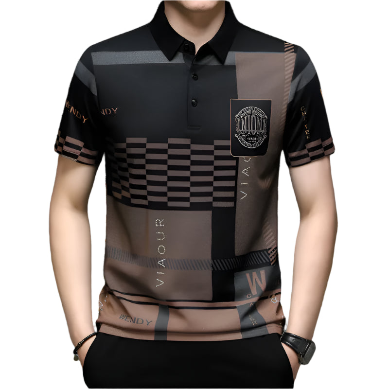 Camisa Polo Masculina Estampada Kingsmen KM234