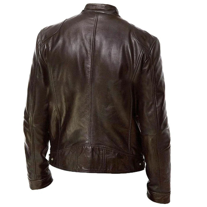 Jaqueta de Couro Masculina Kingsmen KM095