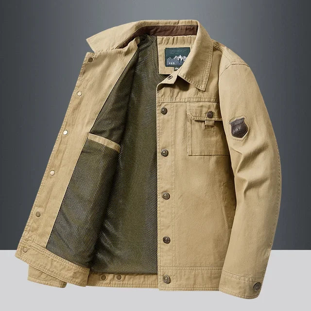 Jaqueta Casual Masculina em Algodão Kingsmen KM183