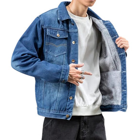 Jaqueta Masculina Jeans Acolchoado Kingsmen KM094