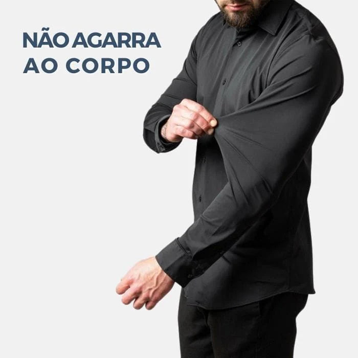 Camisa Social de Algodão Masculina Kingsmen KM142