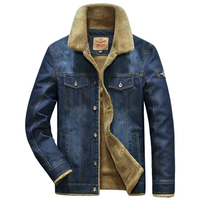 Jaqueta Jeans Masculina Acolchoada  Kingsmen KM136